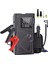 Şarjlı 12.000 Mah Taşınabilir Çantalı Araç Akü Şarj Takviyeli Işıklı Hava Kompresörü 4'ü 1 Arada Powerbank, Jump Starter 5