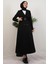 Lenora Trençkot Siyah 1