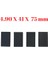 Kuru Süt Sağım Makinesi Fiber Kömür Paleti 4.90*41*75 mm (4 Adet) 2