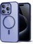 iPhone 16 Pro Max Uyumlu Kenarları Renkli Şeffaf Magsafe Kılıf 1