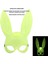 Karanlıkta Parlayan Fosforlu Tavşan Maskesi – Glow Bunny Masquerade Maske (32X22 Cm) 3