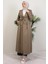 Algın Trençkot Açık Haki 3