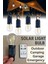 Taşınabilir Solar USB Şarjlı LED Ampül Outdoor Kamp Bahçe Lambası Askılı Kırılmaz LED Işık Kumandalı 7