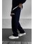 Stüssy Baskılı Baggy Lacivert Yazlık 3 Iplik Bol Kesim Düz Paça Mevsimlik Eşofman Altı RF0510 2