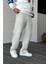Stüssy Baskılı Baggy Gri Yazlık 3 Iplik Bol Kesim Düz Paça Mevsimlik Eşofman Altı RF0510 4