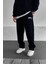 Stüssy Baskılı Baggy Lacivert Yazlık 3 Iplik Bol Kesim Düz Paça Mevsimlik Eşofman Altı RF0510 1