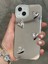 iPhone 15 Uyumlu Arkası 3D Dalgalı Yumuşak Dayanıklı Kılıf 5