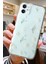 İphone 11 Uyumlu Minik Papatyalar Desenli Şeffaf Silikon Kılıf 5