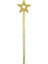 Altın Renk Yıldız Peri Asası Peri Değneği 34 cm 1 Adet 4