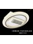 Irmak Yuvarlak 50W LED Avize Metal Kasa / 3 Renk Işık / Kumandalı Fanlı Mod 1