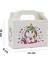 Unicorn Temalı Karton Kutu 3’lü Set | 10X14 cm | Hediye, Parti ve Sunum Kutusu 2