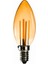 Ledx BR-AL05 5 Watt E14 400 Lümen Amber Rustik Ampul Dekoratip LED Aydınlatma 1