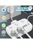 Akım Korumalı 2’li Ayrı Anahtarlı Priz, 2x Priz, 3x Usb, 1x Type-C, 2 mt Kablo, Hızlı Şarj 1