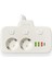 Akım Korumalı 2’li Ayrı Anahtarlı Priz, 2x Priz, 3x Usb, 1x Type-C, 2 mt Kablo, Hızlı Şarj 3