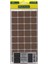 25X25 mm Yapışkanlı Kahverengi Keçe – Zemin Koruyucu & Gürültü Önleyici – 28 Adet Keçe 1