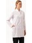 Tıbbi Kadın Uzun Kollu Laboratuvar Önlüğü Adiantum Doktor Öğretmen Rahat Kesim 3