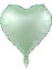 1 Adet 18 Inç 45 cm Retro Kalp Folyo Balon Soft Yeşil 1