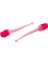 Silikon Kurt Yem - 2,1g 70MM - Fishack Wormix - 1 Adet - Pembe/beyaz - Karides Kokulu 3