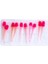 Silikon Kurt Yem - 2,1g 70MM - Fishack Wormix - 1 Adet - Pembe/beyaz - Karides Kokulu 4