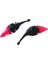 Silikon Kurt Yem - 3g 65MM - Fishack Wormix - 1 Adet - Pembe/siyah - Karides Kokulu 3