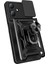 Infinix Hot 30 Play Kılıf Magnetik Standlı Kamera Korumalı Mxsp Sürgülü Vega Kapak - Siyah 3