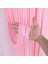 Soft Pembe Püsküllü Kapı Perdesi 2
