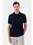 Indigo Polo Yaka T-Shirt 1