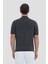 Düğmeli Polo Yaka Jakar Desenli Triko Erkek T-Shirt Yeşil 3