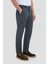 Regular Fit Pileli Erkek Chino Pantolon Koyu Haki 4