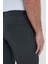 Regular Fit Pileli Erkek Chino Pantolon Koyu Haki 5