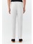 Regular Fit Klasik Erkek Pantolon Beyaz 5