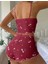 Kadın Bluz Şortlu Takım Crop Modeli 2