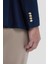 Mono Yaka Blazer Erkek Ceket Lacivert 4