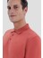 Düğmeli Polo Yaka Pike Basic Erkek T-Shirt Kiremit 5