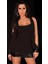 B100984 Seksi Mini Elbise 3