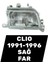 Clıo Sağ Far 1991-1996 7701034147 1