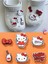 6'lı Hello Kitty Çocuk Terlik Süsü Seti Jibbitz - Cross Charm Terlik Süsleri Crocks Aksesuar 1