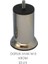 Doruk Ayak, Cıvatalı Baza Koltuk Dolap Ayağı, Metal, Krom, M8, 10 cm 2