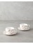 Cordelia New Bone China 4 Parça 2 Kişilik Çay Fincanı Takımı 220 ml Beyaz - Pembe 2