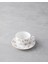 Cordelia New Bone China 4 Parça 2 Kişilik Kahve Fincan Takımı 90 ml Beyaz - Pembe 3