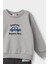 Erkek Bebek 2'li Takım Araç Baskılı Sweatshirt Alt 3