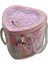 Kilitli Metal Kalp Şekilli Kumbara (0356) Pembe 2