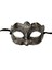 Maskeli Balo Antik Gri Gümüş Eskitilmiş Maske Balo Venedik (4915) 5