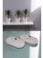 Kırmızı Mini Kalpli Dekoratif Taş Tozu 2'li Oval Sunumluk Set, Takı Tabağı, Saksılık, Mumluk, Organizer (18X10CM) 5