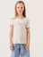 Kız Çocuk Çiçek Işlemeli Kot Ceket T-Shirt Ikili Takım 5