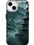 IPHONE 13 Uyumlu Özel Japon Tapınağı Tasarımlı Lüks Silikon Kılıf 1