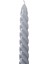 Concept 4lü Burgulu Şamdan Mum Degrade Gri-Siyah 25CM 2
