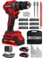 21V Çift Akü Kömürsüz Motor Çelik Mandren Darbeli Akülü Vidalama Şarjlı Matkap (84 Parça Usta Set) 1