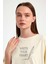 Unisex Oversize Baskılı Sıfır Yaka Tshirt 2