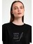 Unisex Oversize Baskılı Sıfır Yaka Tshirt 3
